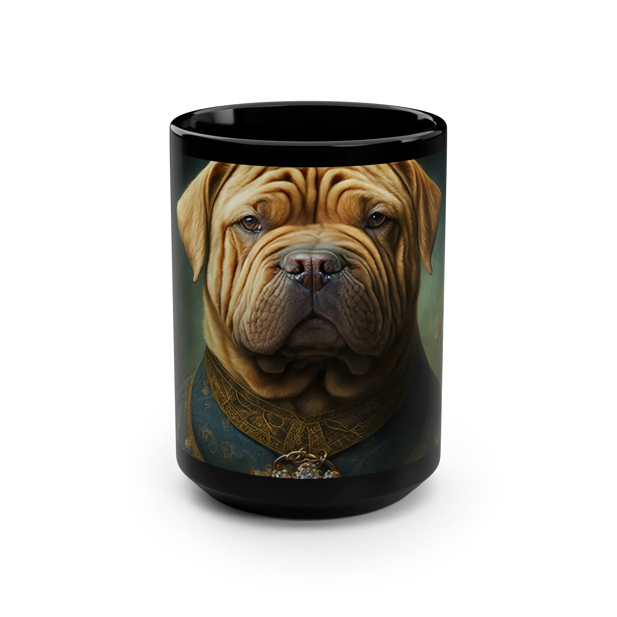 Male Shar-Pei Dog - 15 oz Coffee Mug