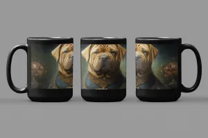 Male Shar-Pei Dog - 15 oz Coffee Mug