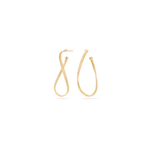 Marco Bicego Marrakech Twisted Irregular Hoop Earrings