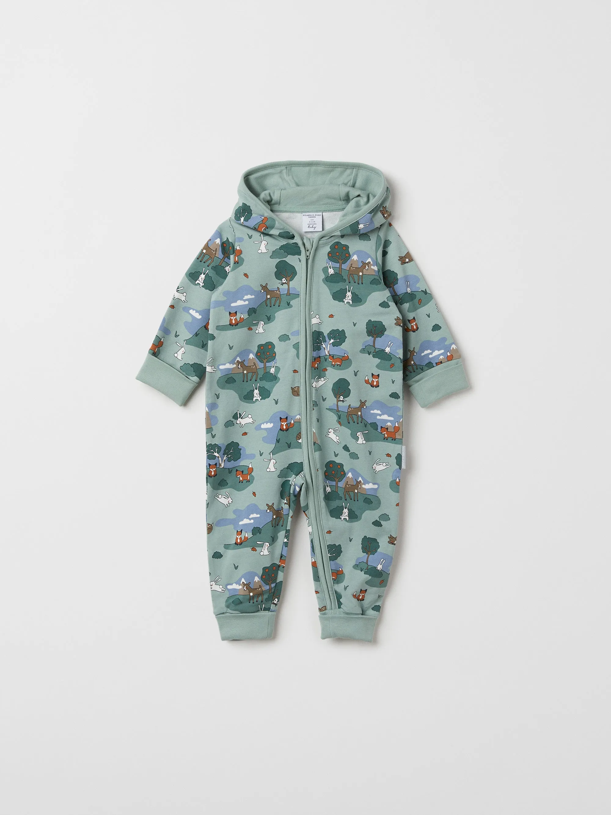 Meadow Print Baby All-in-one