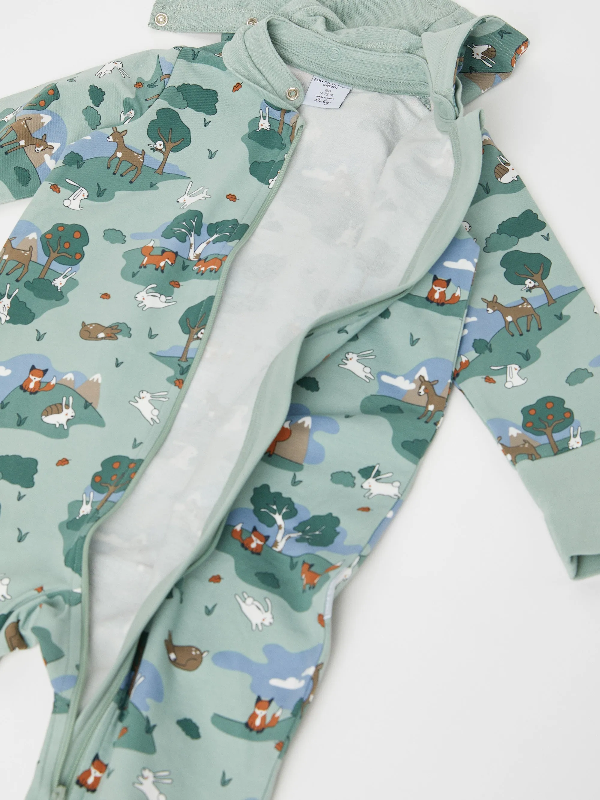 Meadow Print Baby All-in-one