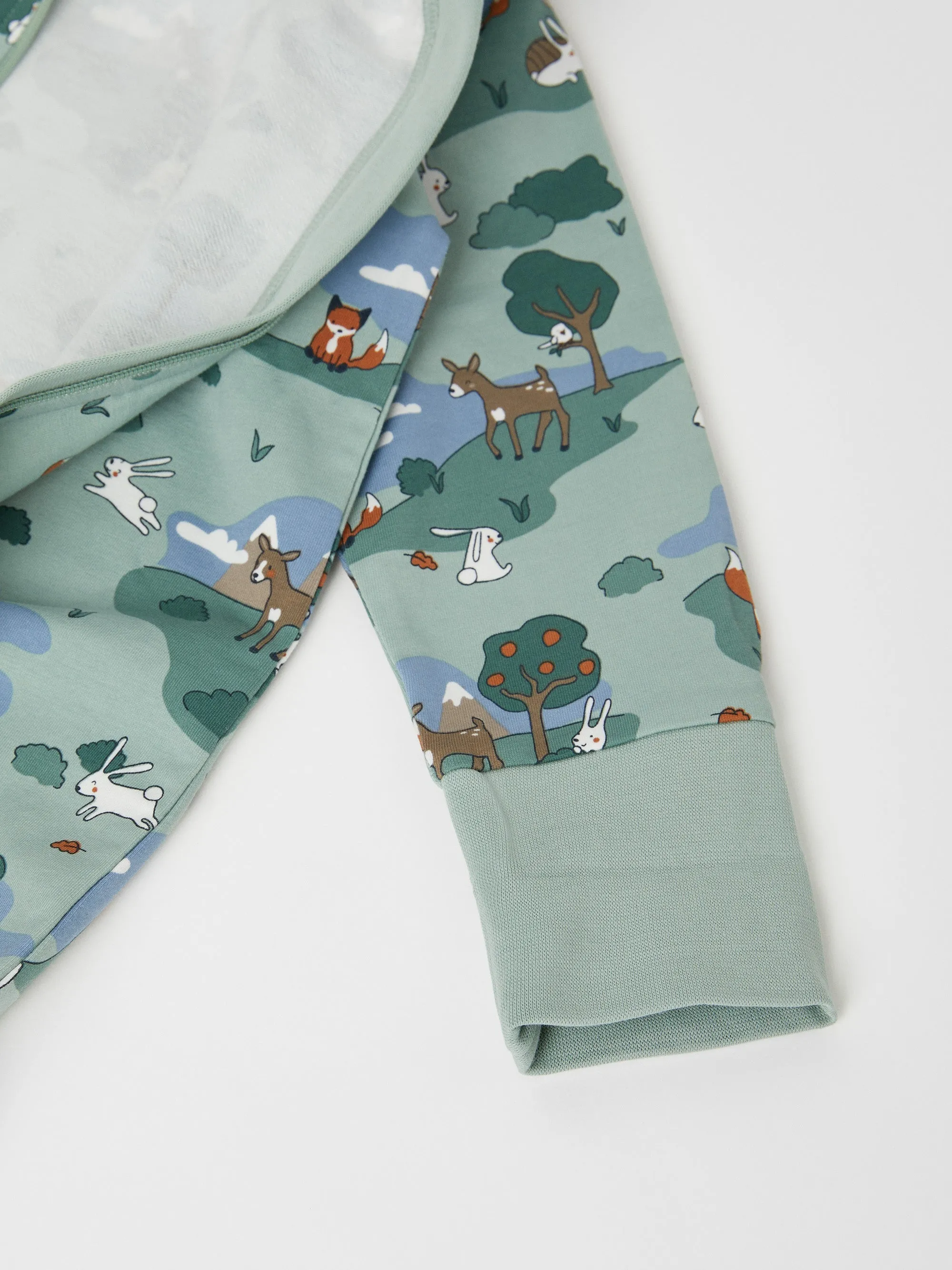 Meadow Print Baby All-in-one