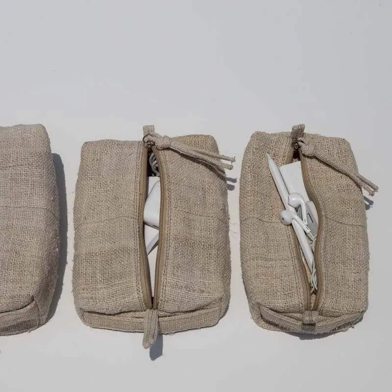 Multi- Purpose Hemp Pouches - Set of Three