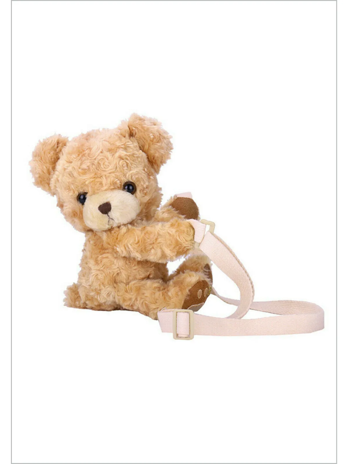 My Furry Friend Teddy Bear Crossbody Bag