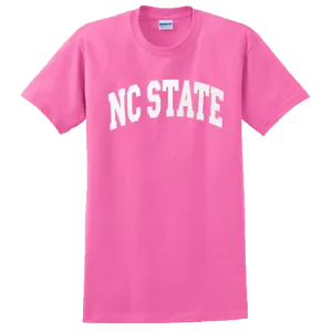 NC State Wolfpack Youth Pink Arch T-Shirt