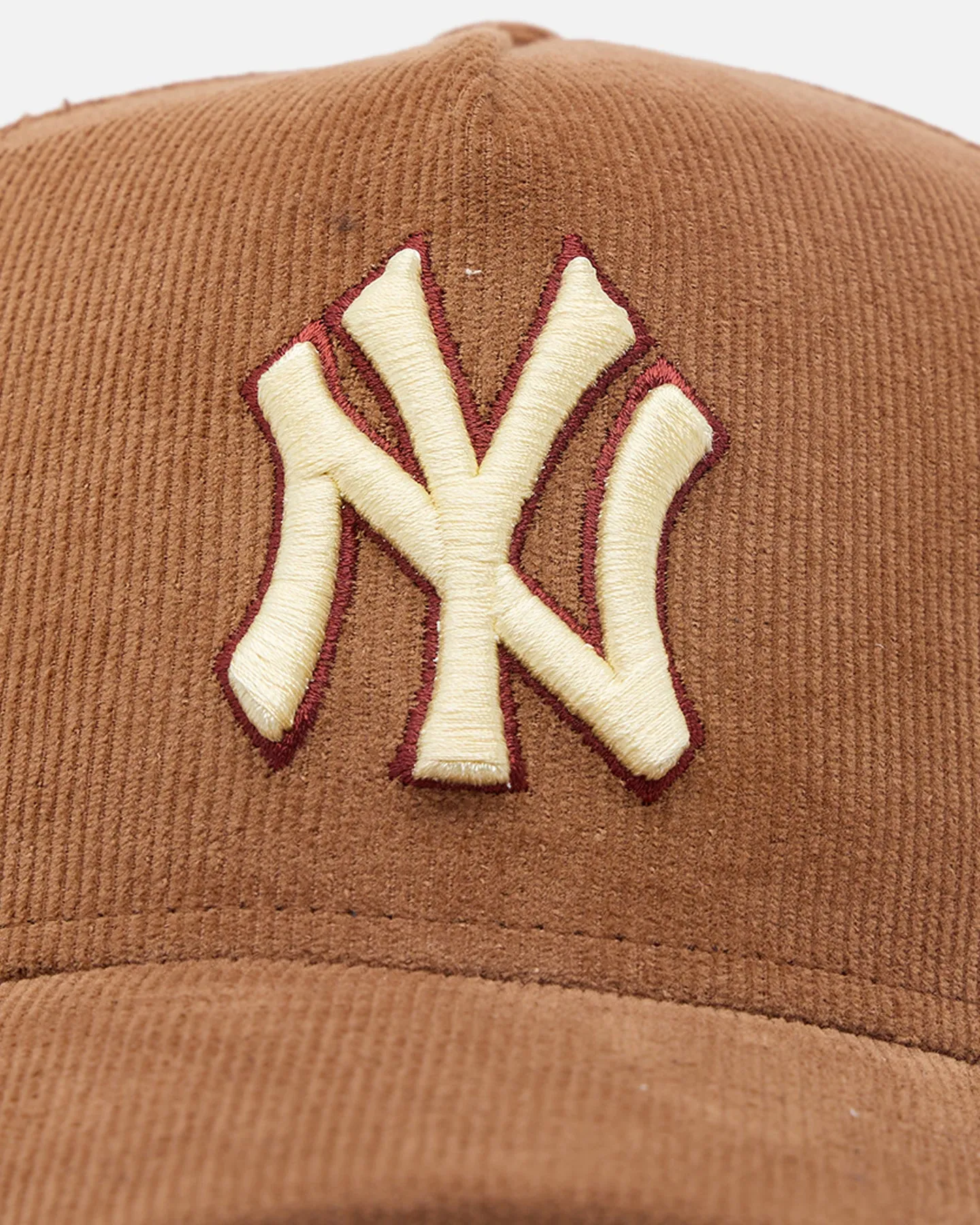 New Era New York Yankees 'Ornamental Corduroy' 9FORTY A-Frame Snapback Tan