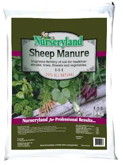 Nurseryland Sheep Manure 10kg