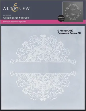 Ornamental Feature 3D Embossing Folder