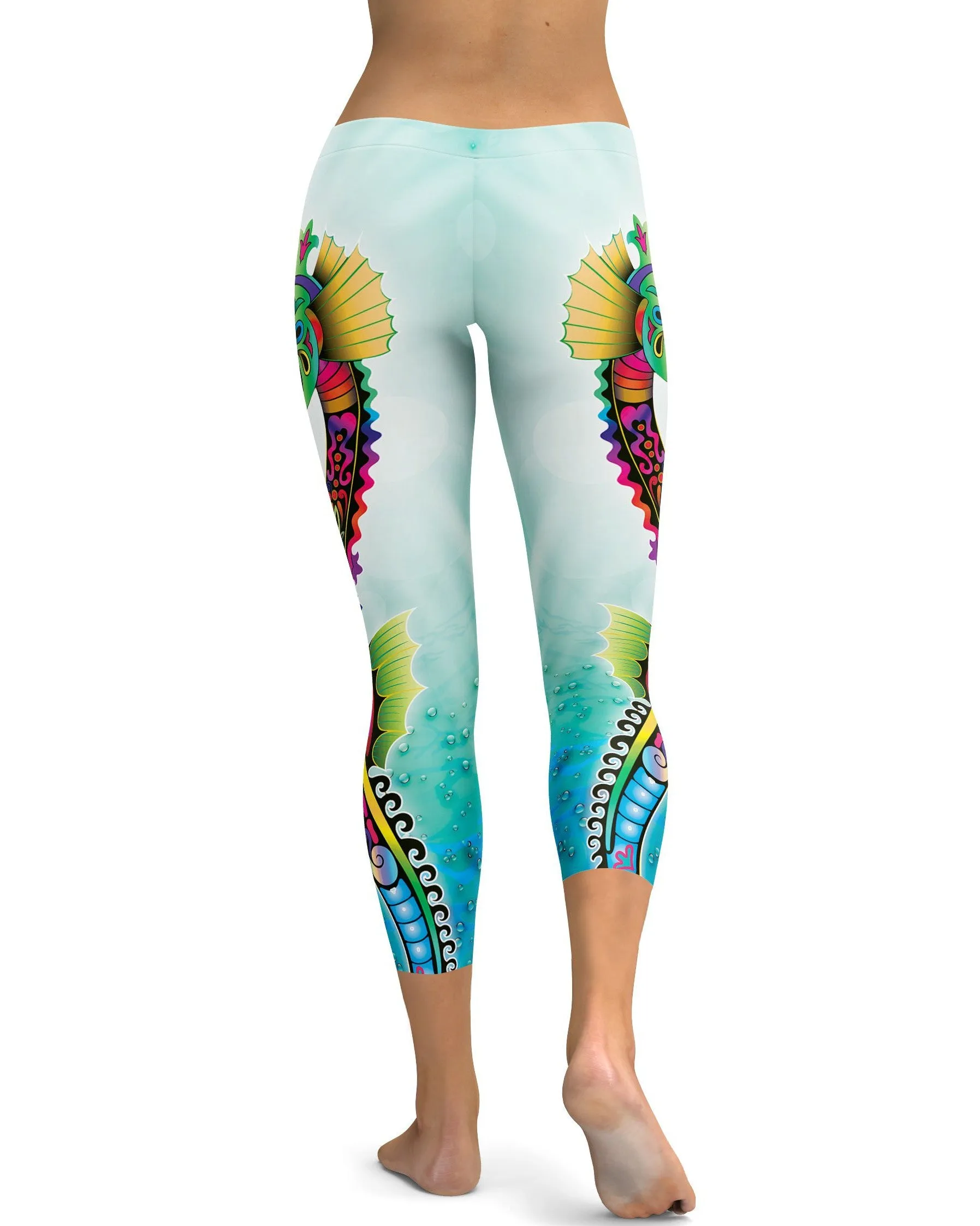 Ornamental Seahorse Capris