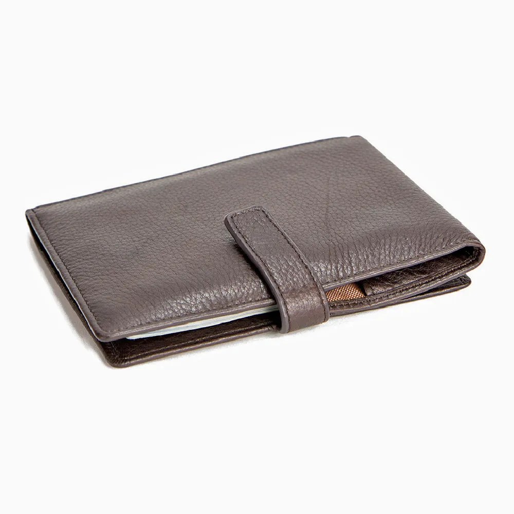 Osgoode Marley Cashmere Leather Passport Ticket Holder