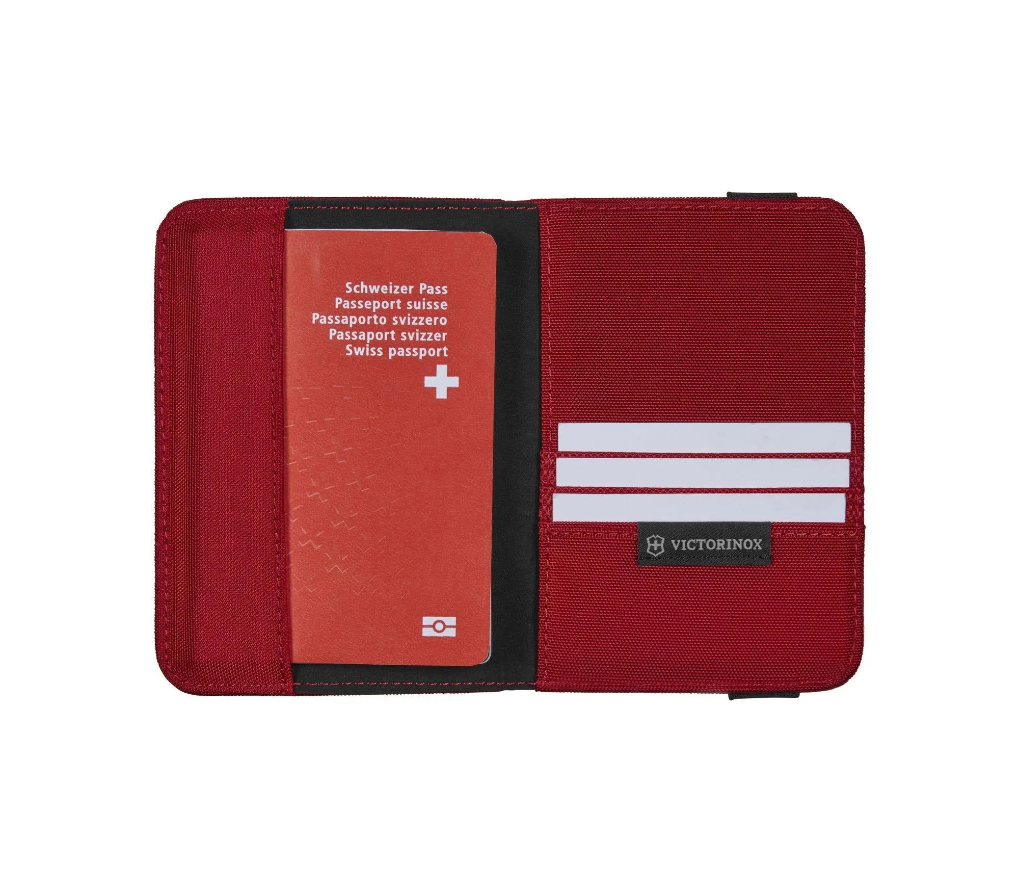 Passport Holder with RFID Protection - Red