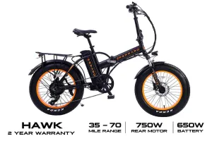 Perraro Hawk Foldable Electric Bike 750W