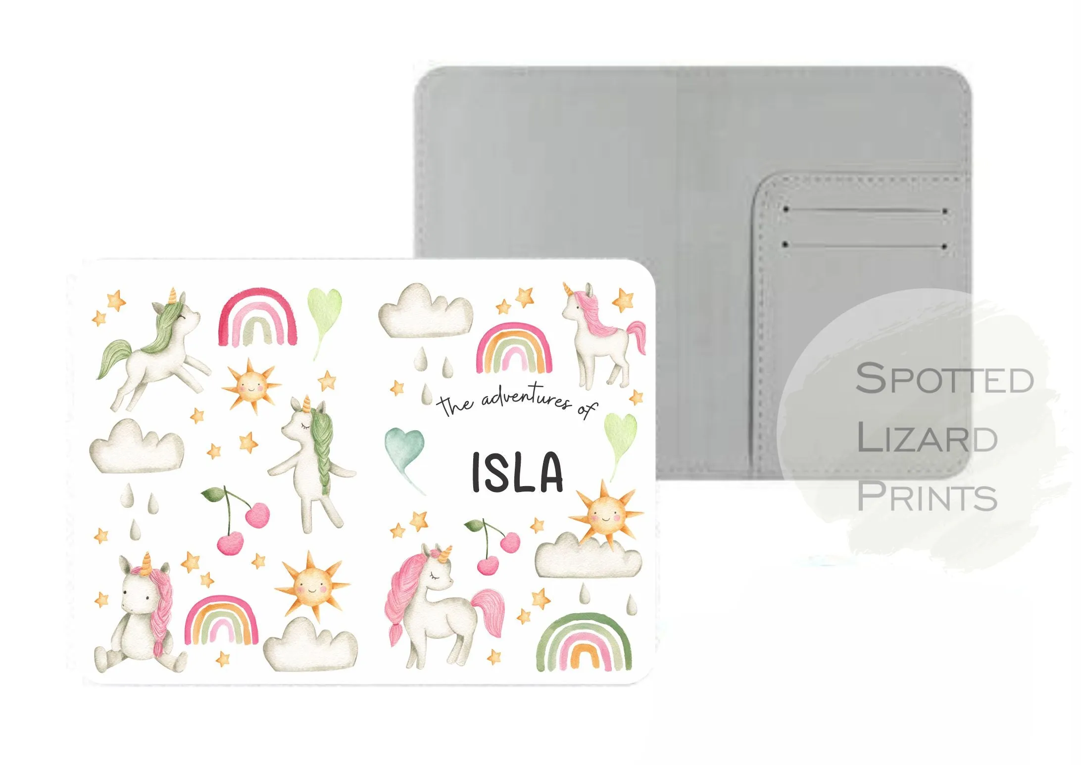 Personalised First Passport Cover - 1st Passport Holder - Kids Passport Cover - Baby Passport Holder - First Holiday - New Baby Gifts