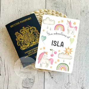 Personalised First Passport Cover - 1st Passport Holder - Kids Passport Cover - Baby Passport Holder - First Holiday - New Baby Gifts