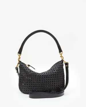 Petit Moyen Messenger - Black Rattan