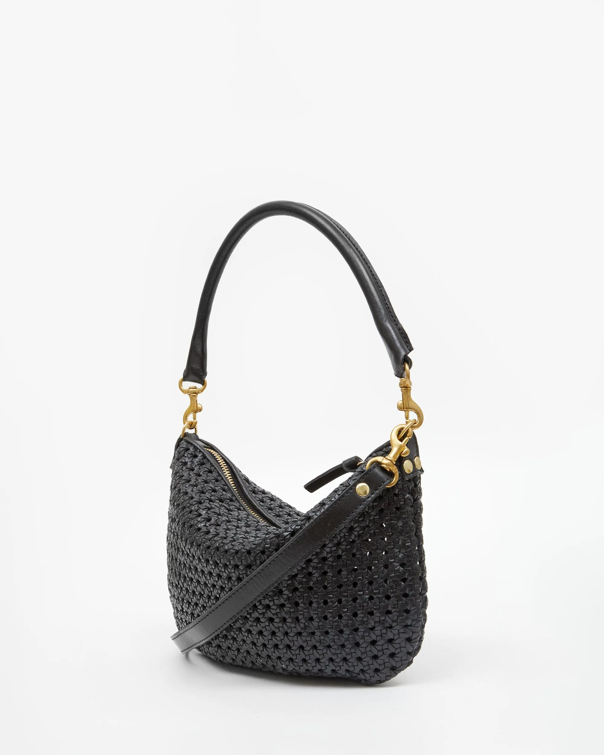 Petit Moyen Messenger - Black Rattan