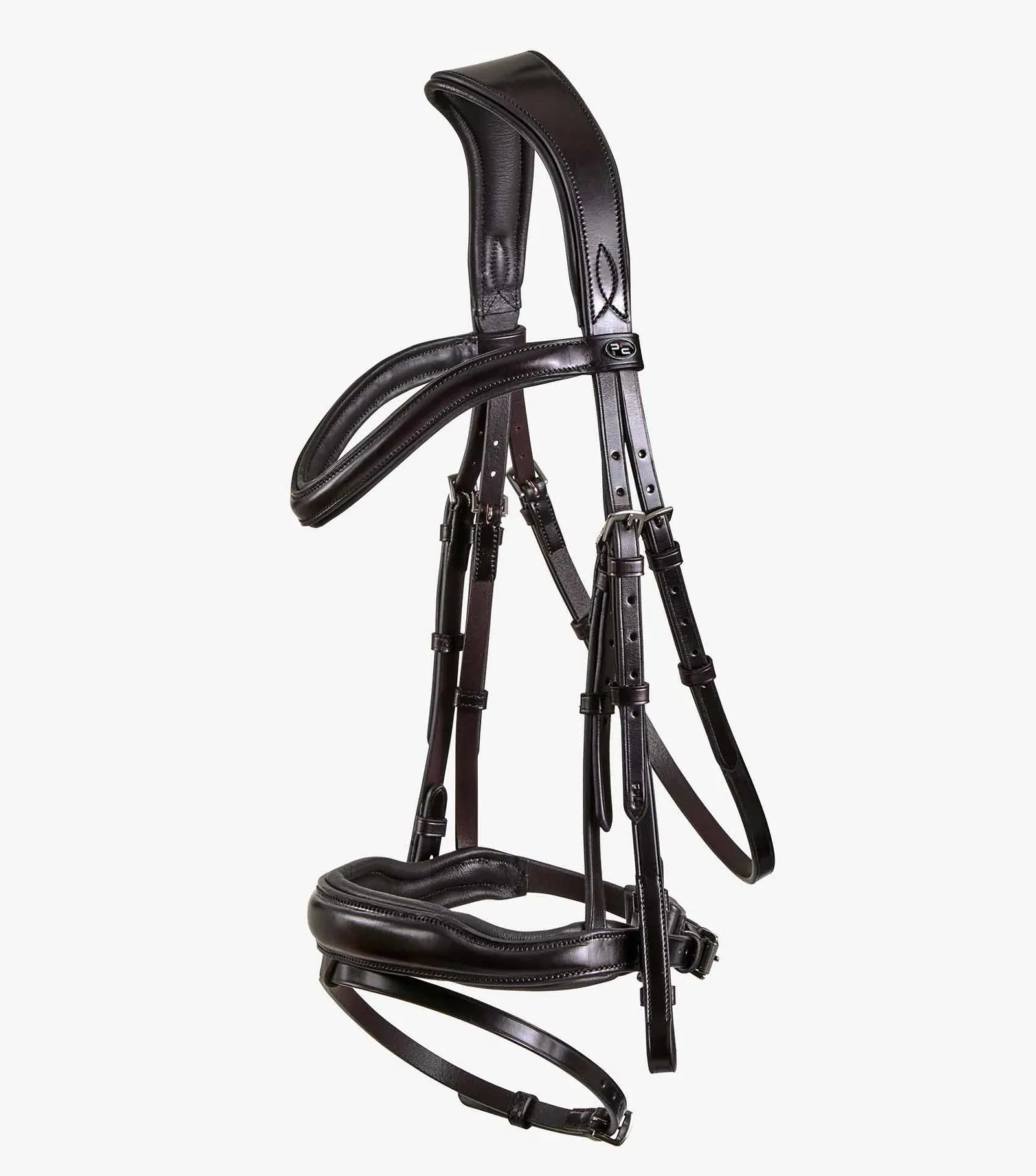 Premier Equine Rizzo Anatomic Snaffle Bridle with Flash