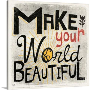 "Beautiful" Canvas Wall Art