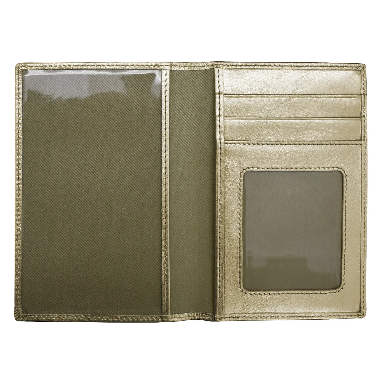 RFID Blocking Leather Passport Wallet