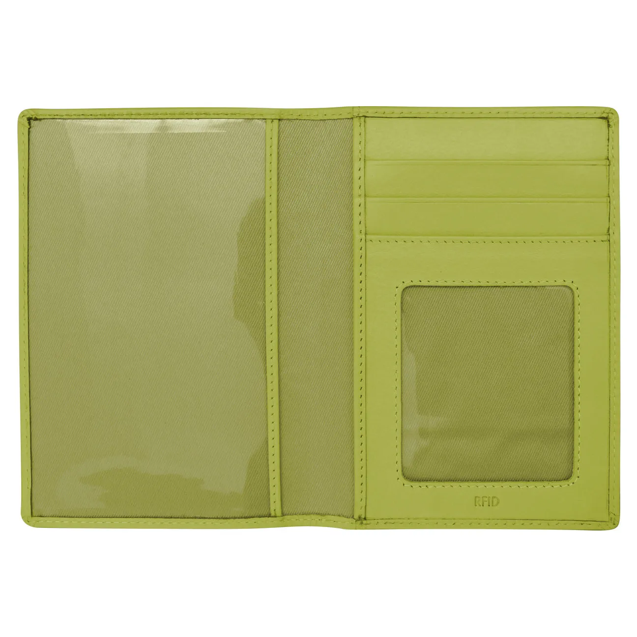 RFID Blocking Leather Passport Wallet