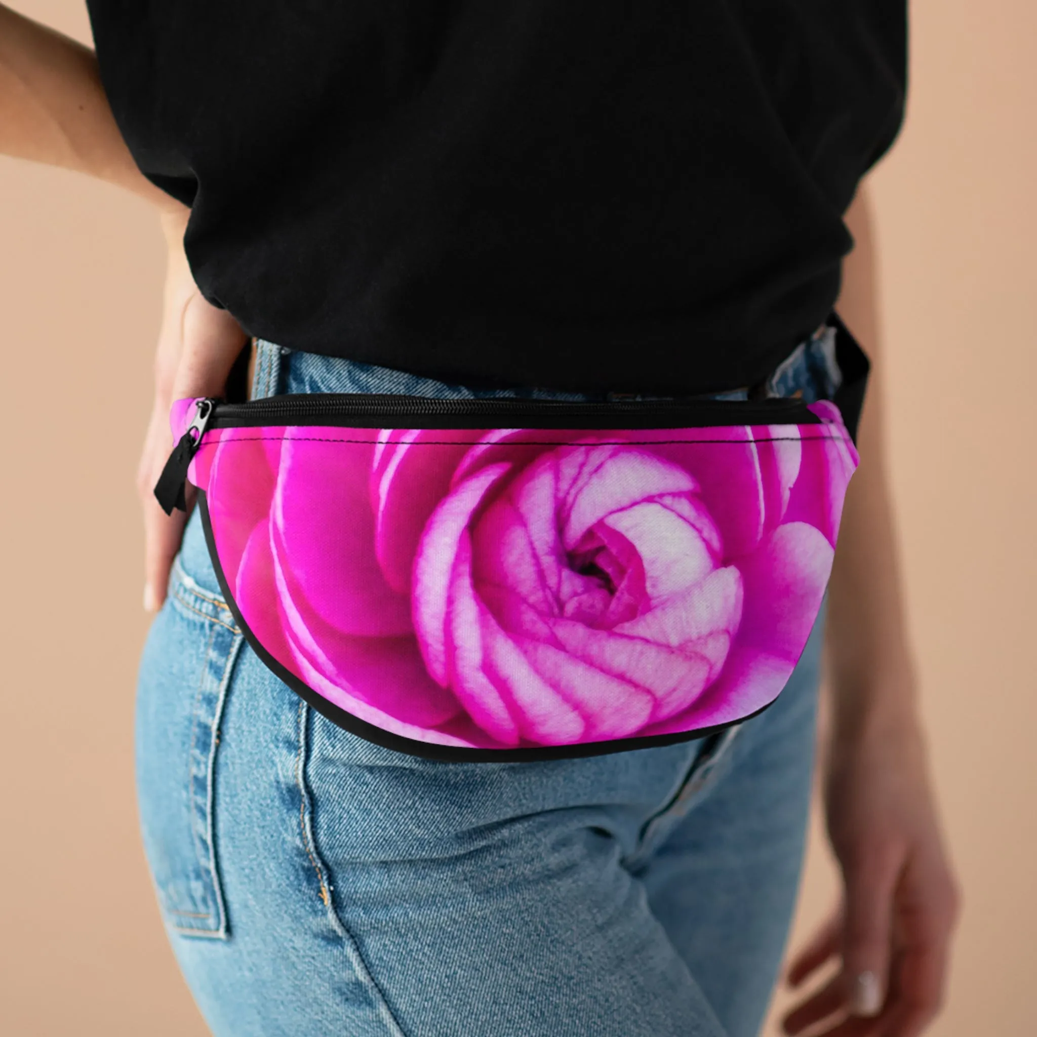 Rose Blush Barbie Crossbody Bag Unique Crossbody Bag Designer Fanny Pack Lightweight Bag with Adjustable Straps