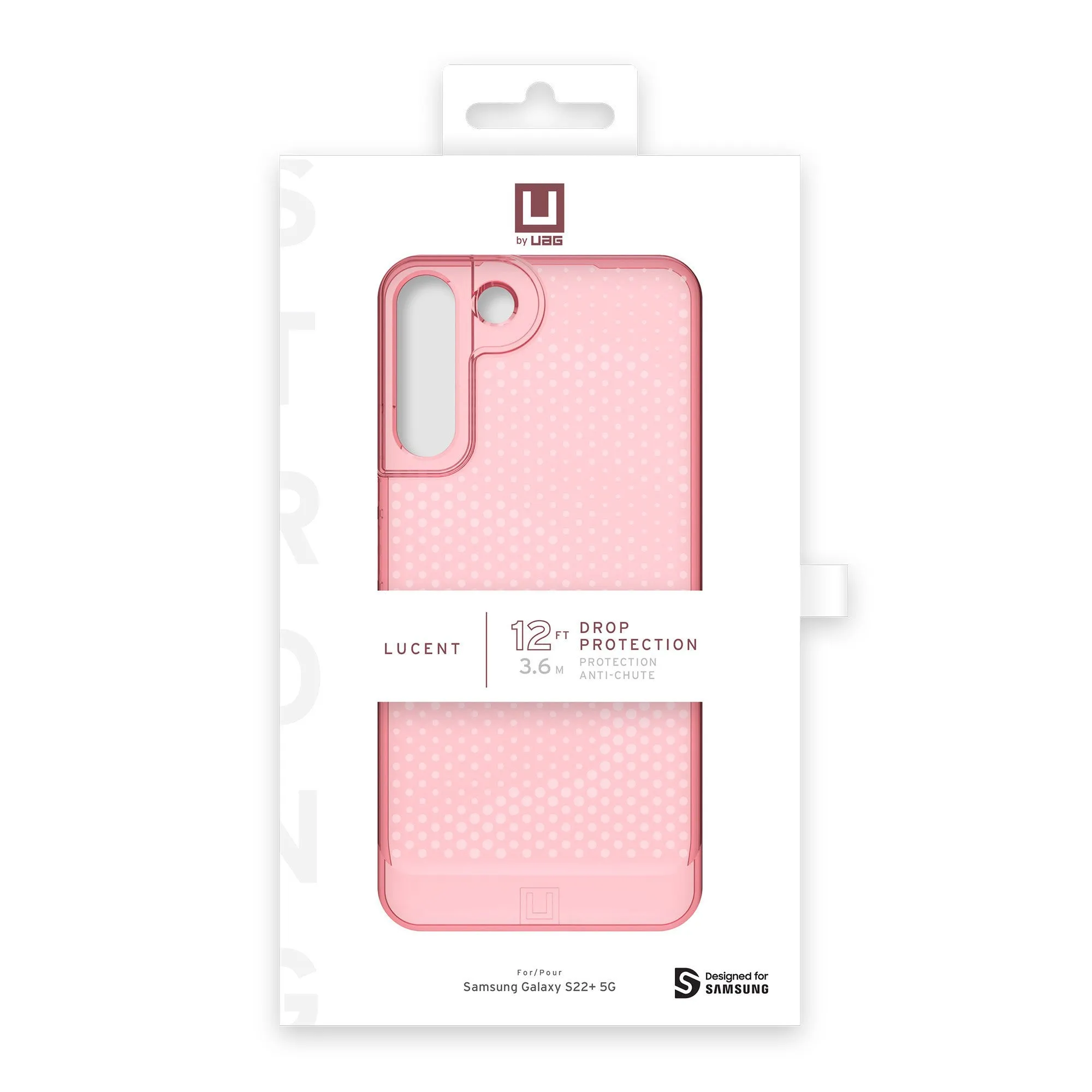 Samsung Galaxy S22  5G UAG Lucent Case - Pink (Clay) - 15-09630