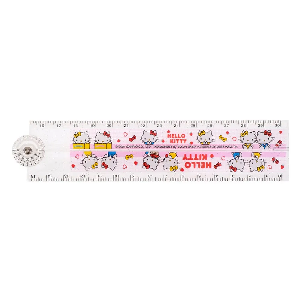 Sanrio Character Folding Ruler - 30 cm