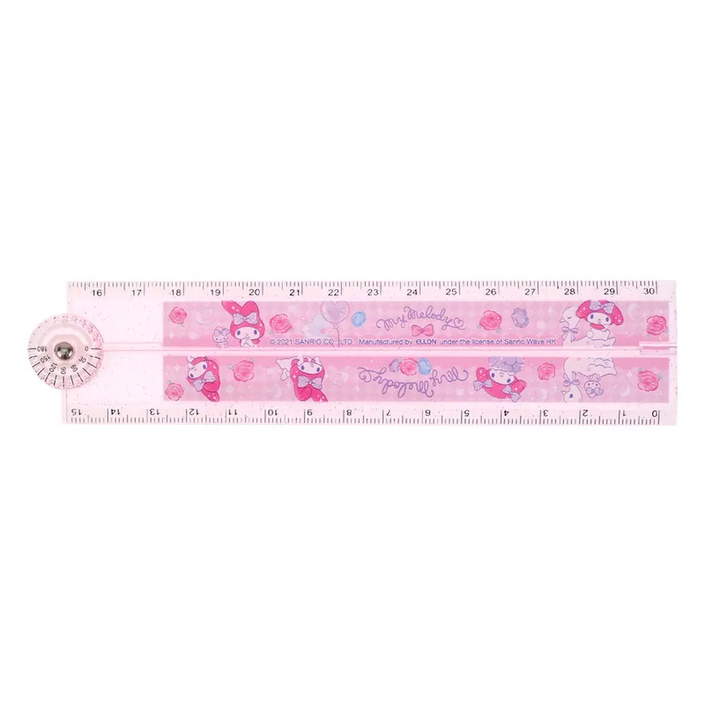 Sanrio Character Folding Ruler - 30 cm