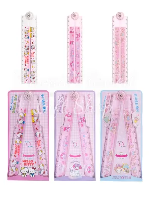 Sanrio Character Folding Ruler - 30 cm