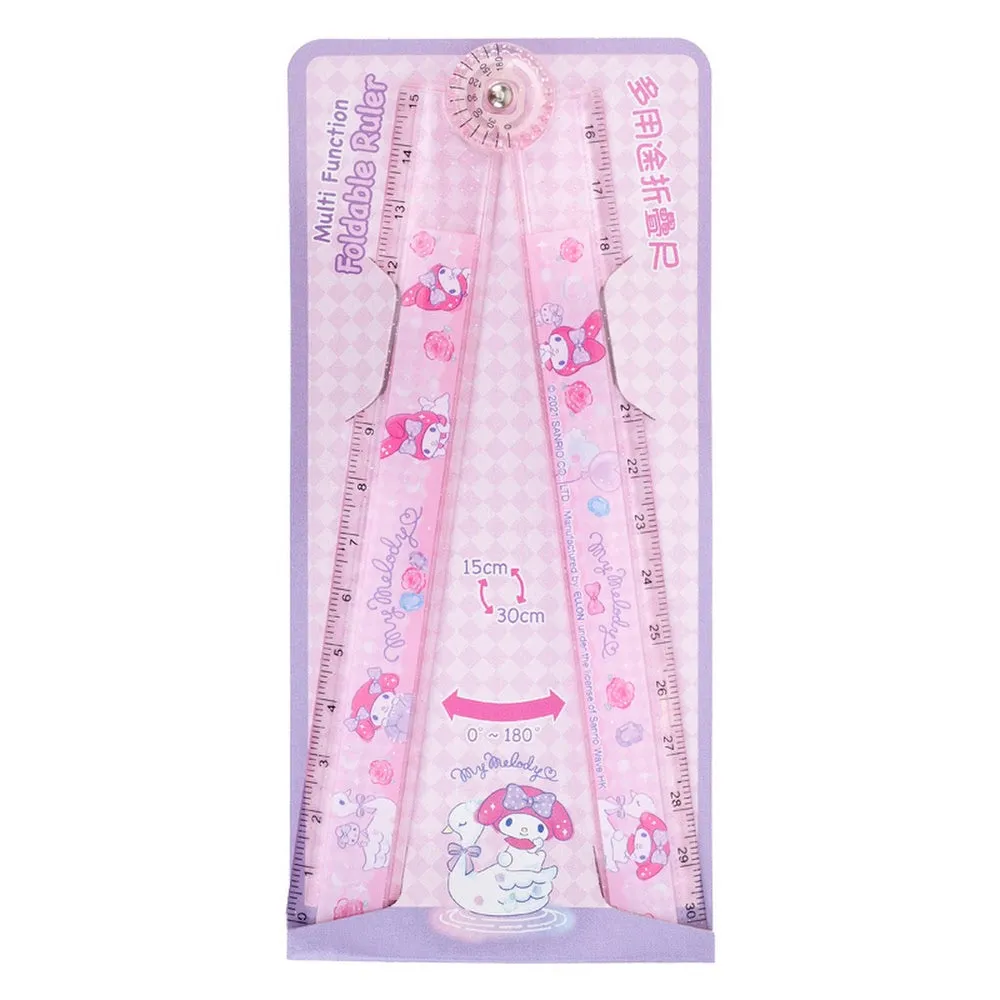 Sanrio Character Folding Ruler - 30 cm