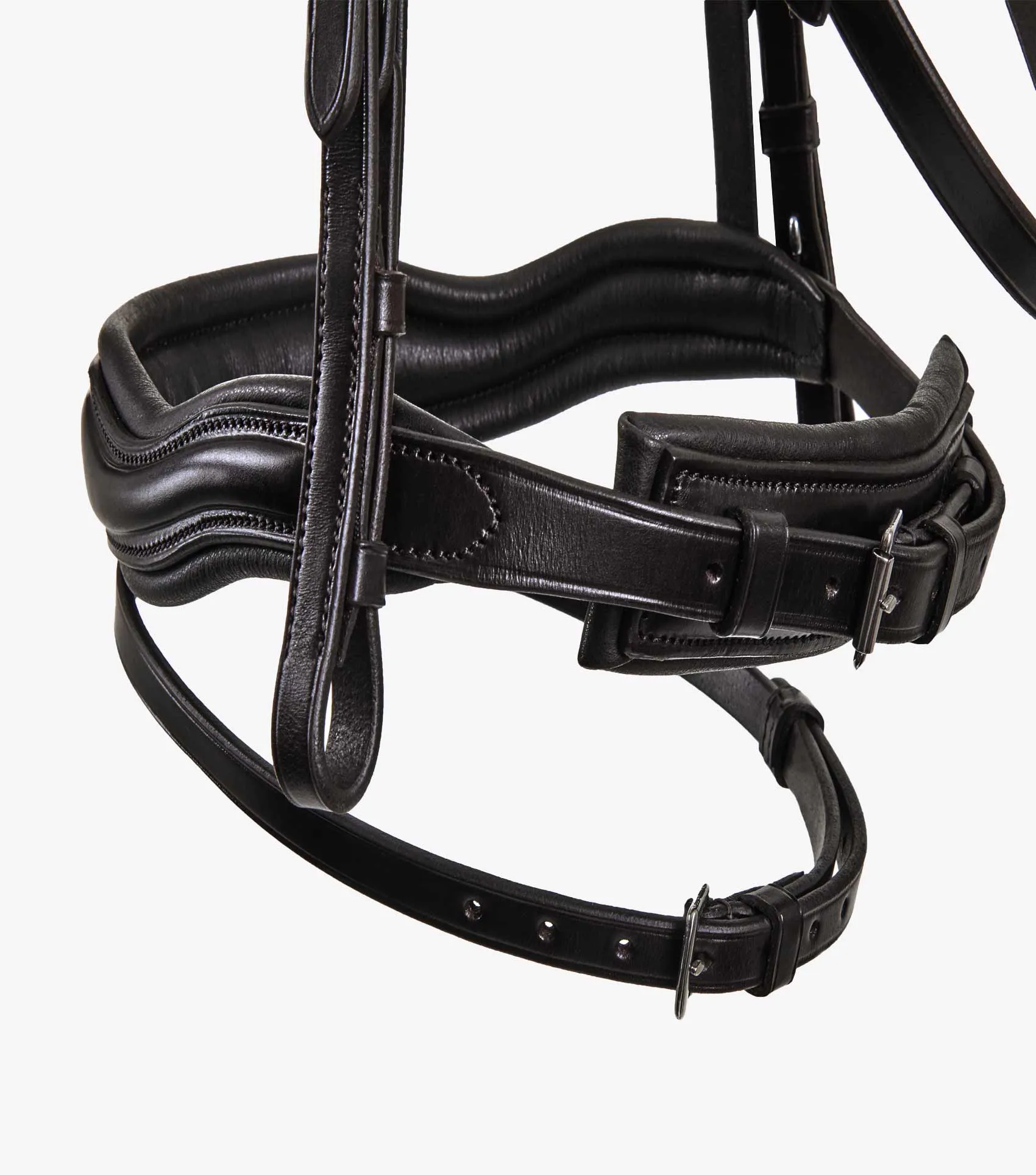 Stellazio Anatomic Snaffle Bridle with Flash Black