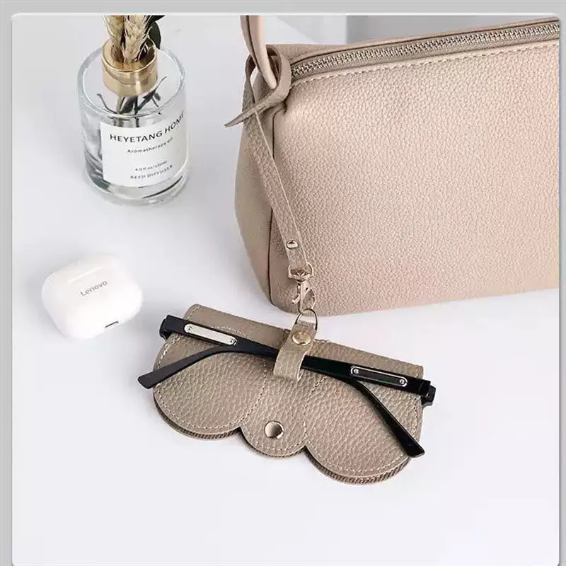 Storage Bag Soft Leather Sunglasses Portable Simple Storage Box