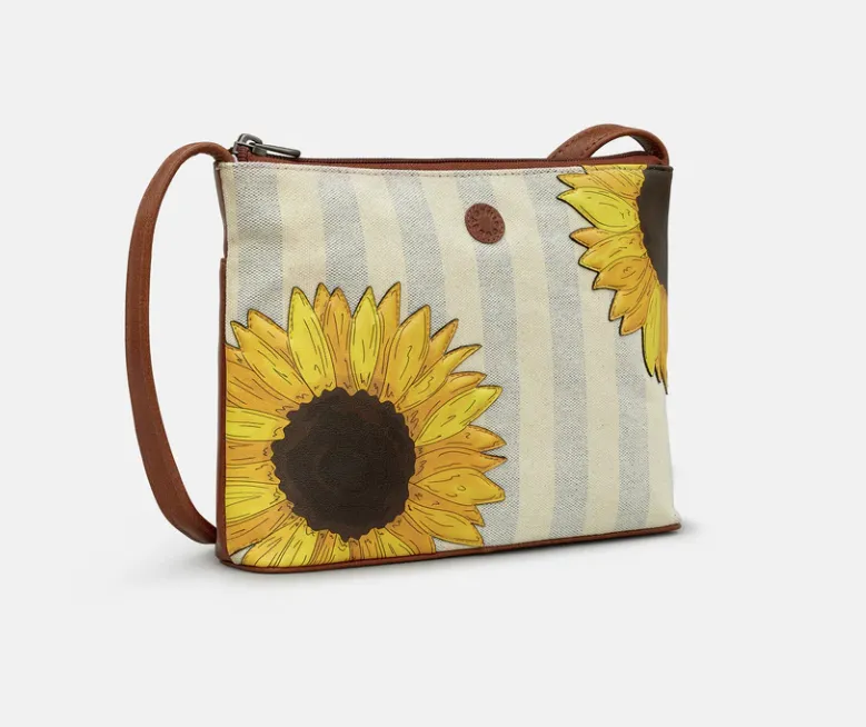 Sunflower Bloom Crossbody Bag