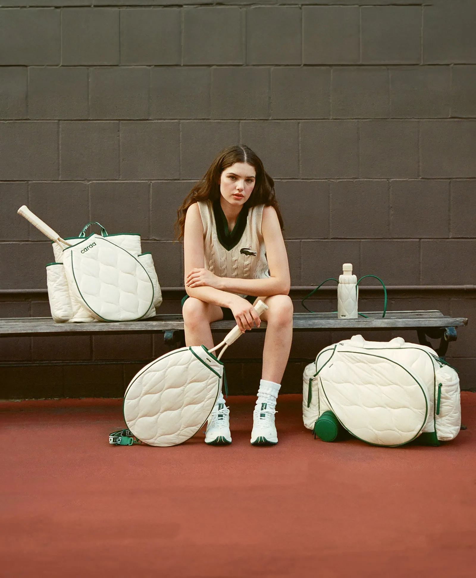 Tennis Quilted Backpack Tote