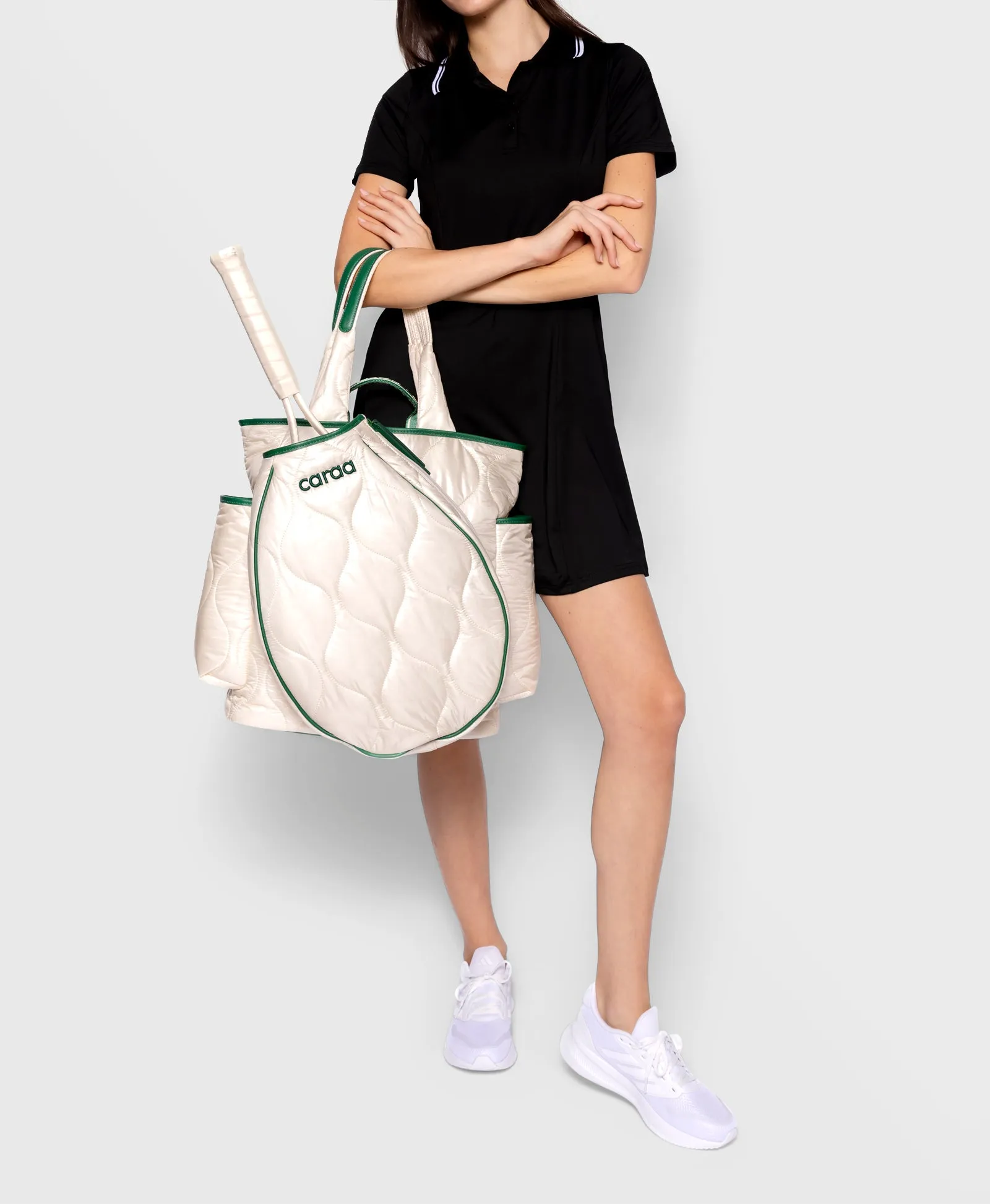 Tennis Quilted Backpack Tote