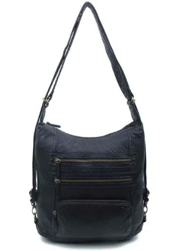 The Lisa Convertible Shoulder Bag/Backpack