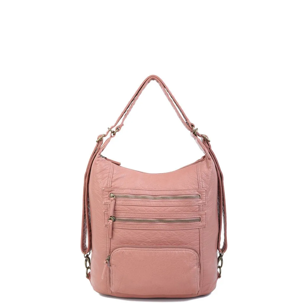 The Lisa Convertible Shoulder Bag/Backpack