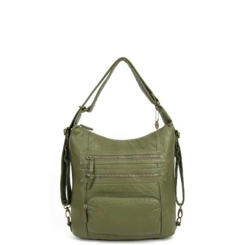 The Lisa Convertible Shoulder Bag/Backpack