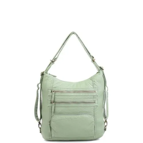 The Lisa Convertible Shoulder Bag/Backpack