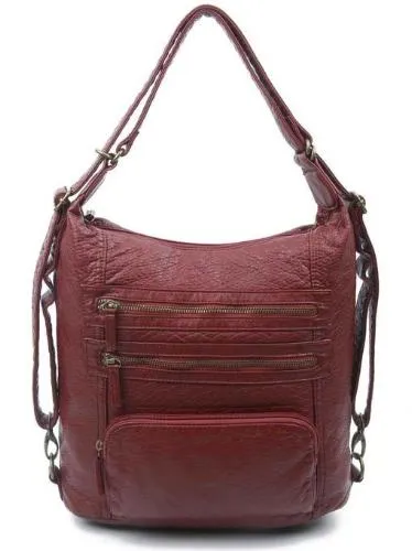 The Lisa Convertible Shoulder Bag/Backpack