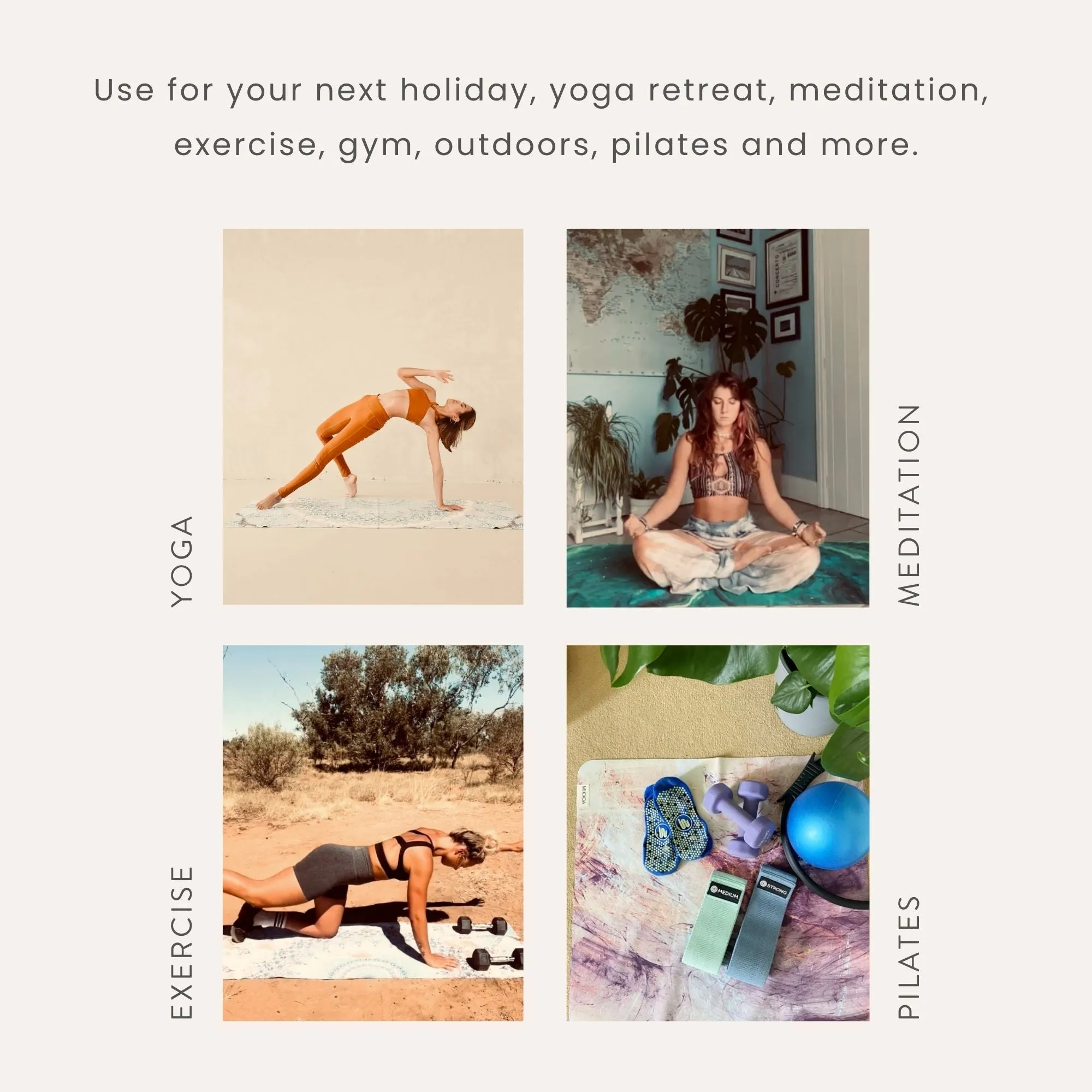 Travel Yoga Mat – Midnight Ocean