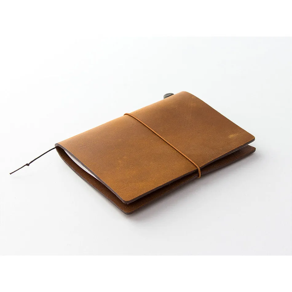 TRAVELER'S COMPANY Traveler's Notebook Leather Passport Size Camel