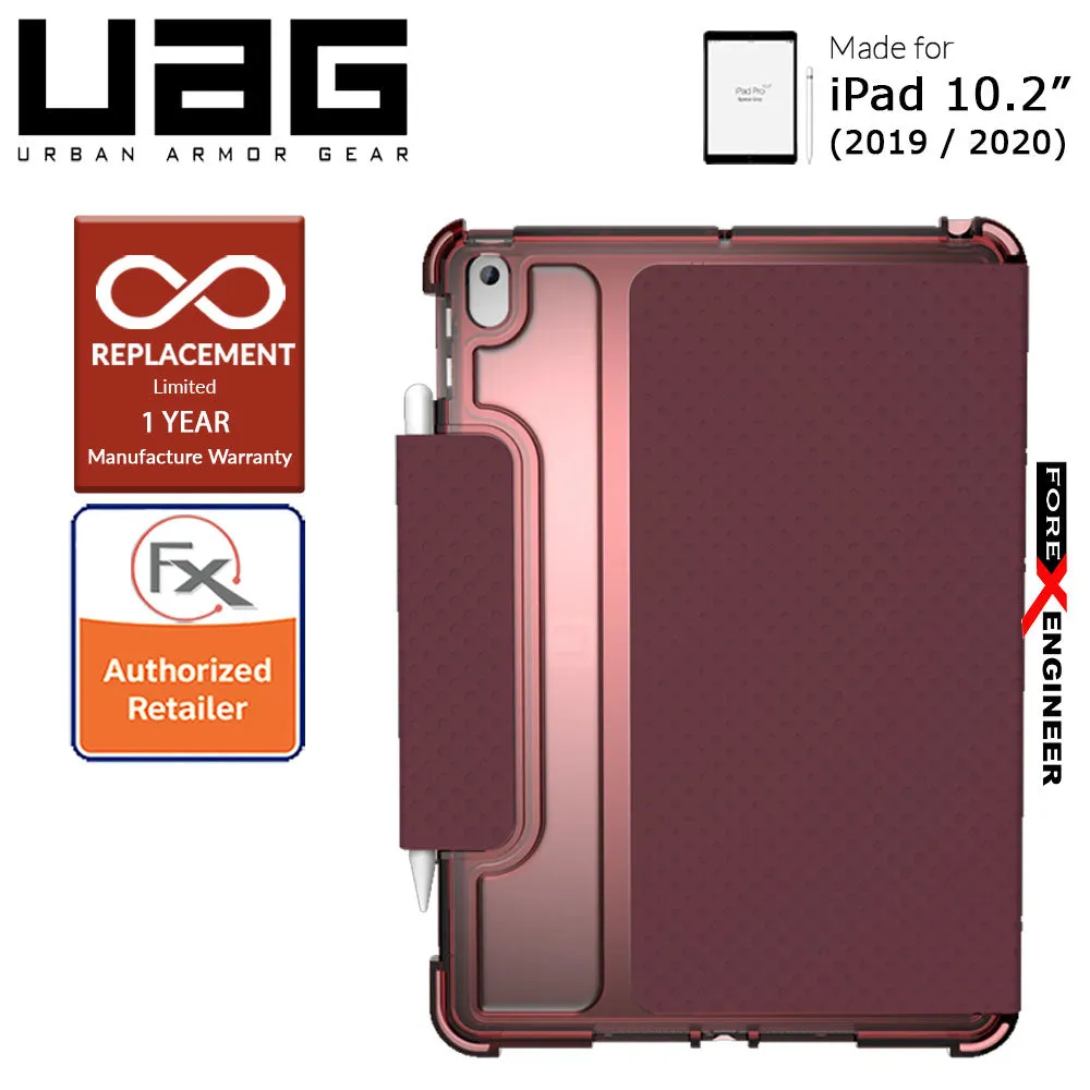 UAG [U] Lucent for iPad 10.2 inch 7th - 8th - 9th Gen ( 2019 -2021 )  - Aubergine - Dusty Rose (Barcode : 812451037852 )