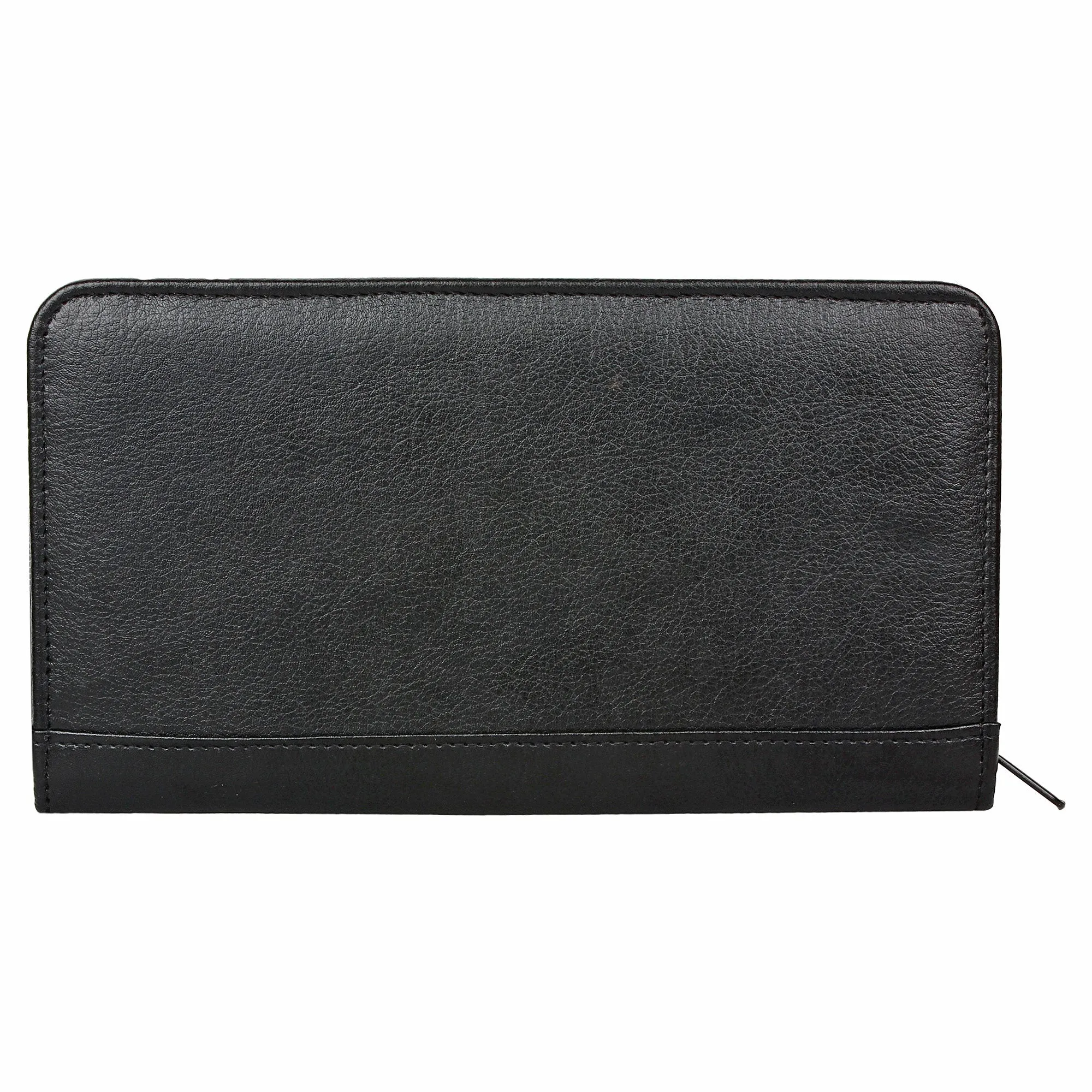 Ultimate Travel Document Organizer - Vegan Leather (Black)