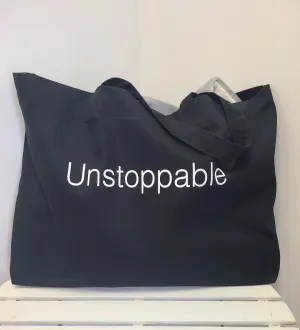 Unstoppable Tote Bag Black