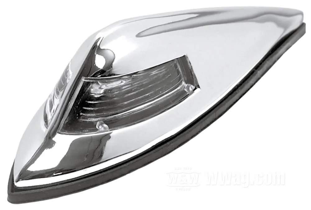 USA Style Teardrop Front Fender Mudguard Light Decorate - Highway Hawk H68-400