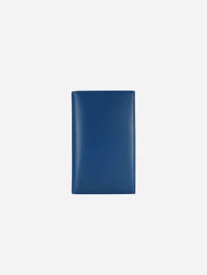 Vegan Leather Passport Holder | Navy Blue