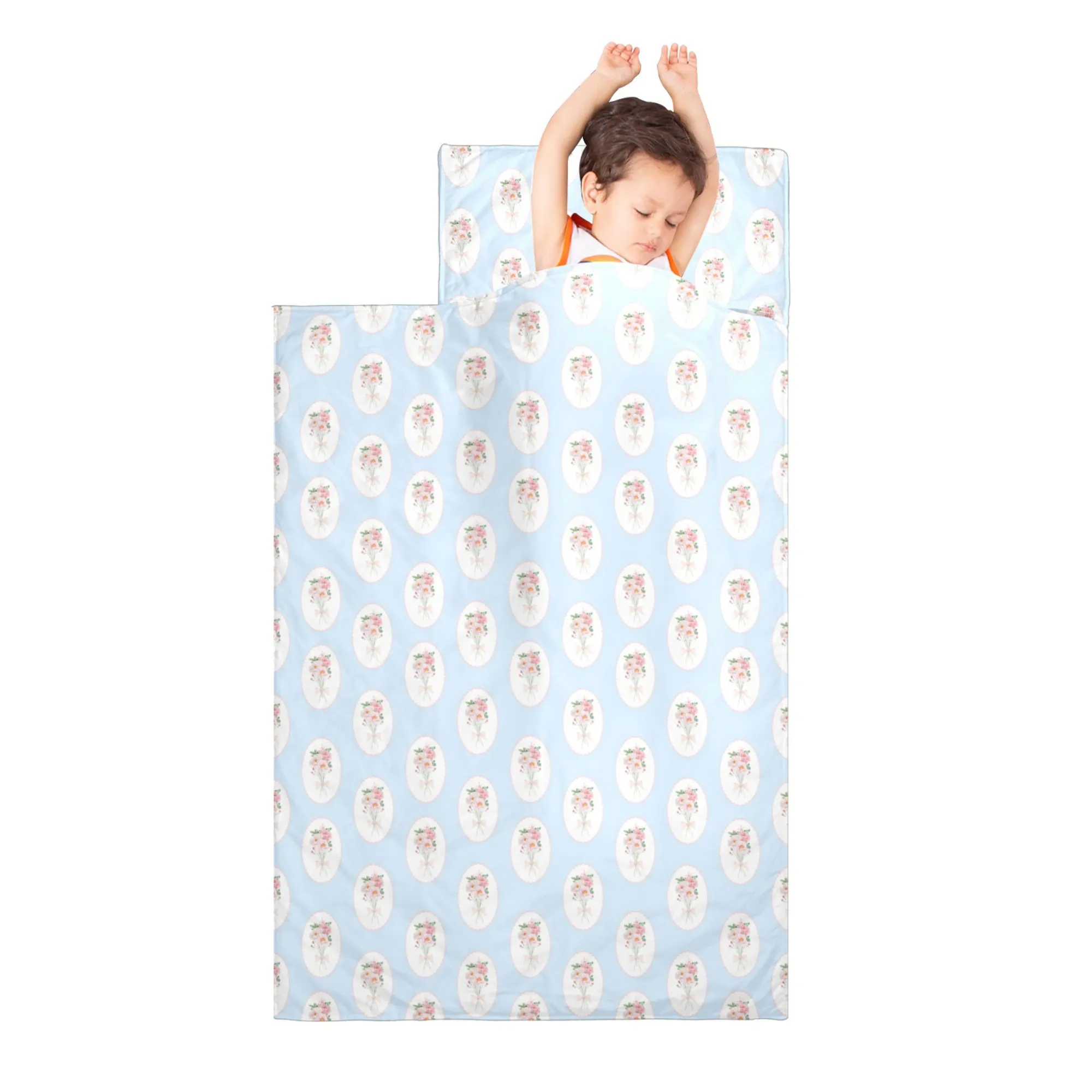 Victoria Blue Kids' Long Sleeping Bag | A Catchy Blend of Comfort & Style | Lightweight and Durable Sleeping Bag for Kids