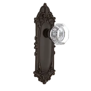 Victorian Long Plate with Waldorf Knob in Timeless Bronze