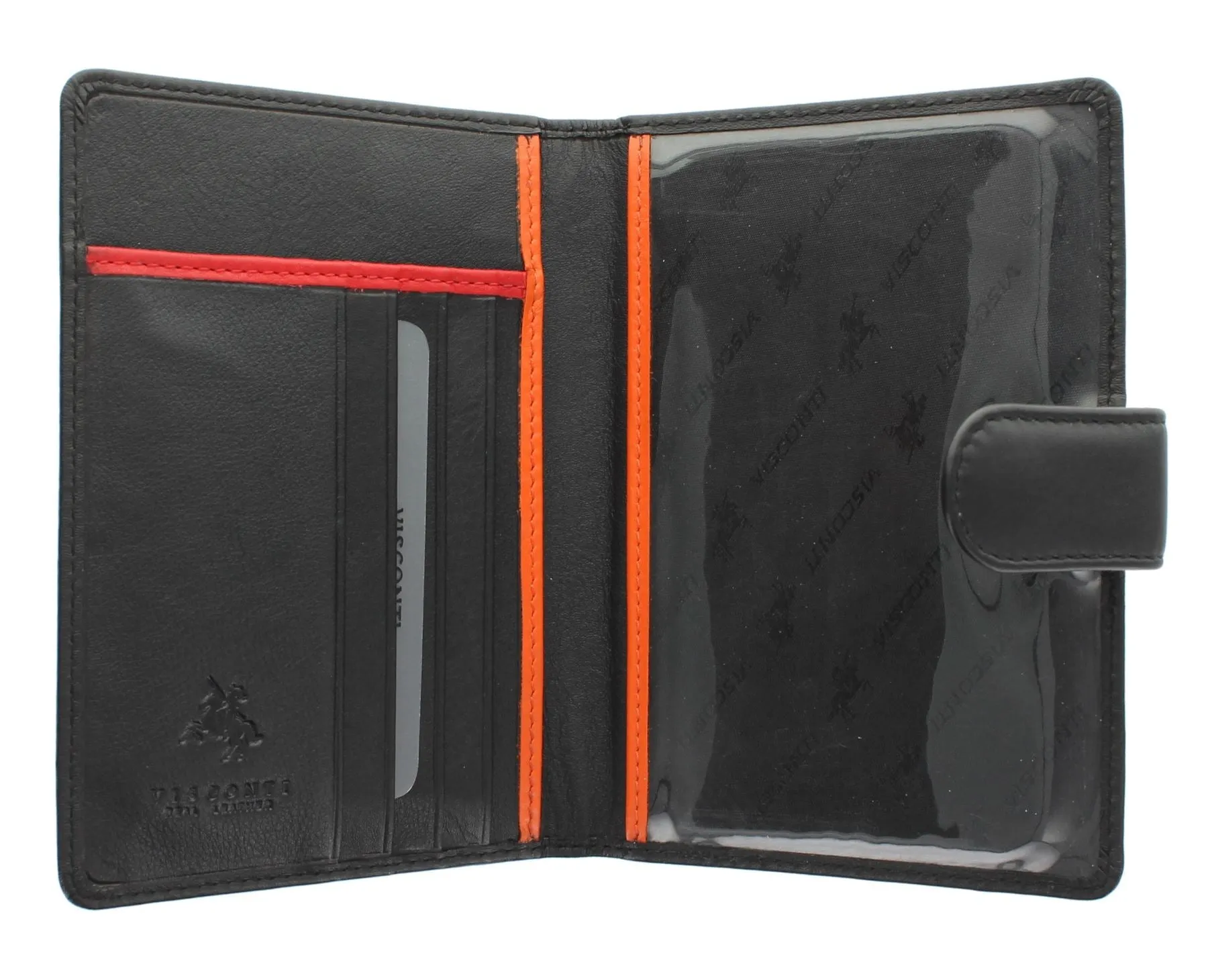 Visconti Bond Collection ODDJOB Leather Passport Holder With Tab Closure RFID blocking BD15